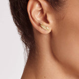 Diamond Goddess Wings - Ohrstecker - 585 Gold