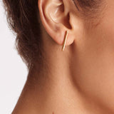 Essential Bar - Ohrstecker - 585 Gold