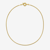 Medium Link + Big Closure 45cm - Halsketten - 18k vergoldet
