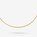 Medium Link + Big Closure 45cm - Halsketten - 18k vergoldet