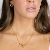 Medium Link + Big Closure 45cm - Halsketten - 18k vergoldet