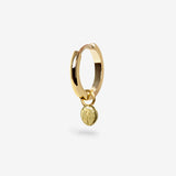 Naked Charm Ladybug - Single Ohrring - 18k vergoldet