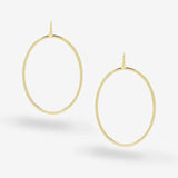 Classic Oval - Creolen - 18k vergoldet