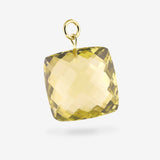 Lemon Quarz Pendant - Kettenanhänger - 14kt Gold