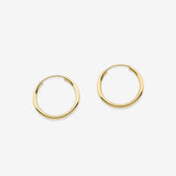 Fine Creoles Small - Creolen - 14k Gold