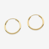 Fine Creoles Small - Creolen - 14k Gold