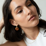 Medium Aventurine - Kreolen Anhänger