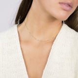 Sparkle Chain 40 cm - Halsketten - 14k Gold