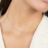 Sparkle Chain 40 cm - Halsketten - 14k Gold