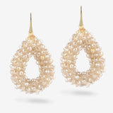 Soft Champagne Drop Glassberry S Earrings - Ohrhänger - 18k vergoldet