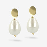 Mother Earth Pearl - Ohrhänger - 18k vergoldet