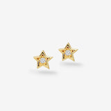Diamond Star - Ohrstecker - 585 Gold