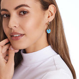Ladybug Big Blue - Single Ohrring - 18k vergoldet