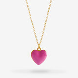I Love Me Pink - Halsketten - 18k vergoldet