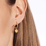Naked Charm Ladybug - Single Ohrring - 18k vergoldet