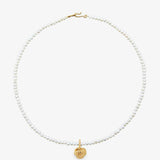 Mallo Rose Pearl Choker - Halsketten - 24kt vergoldet
