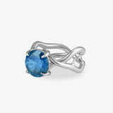Blue Thorn Ring - Ring - Rhodiniert