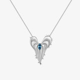 Leaf Necklace - Halskette - Rhodiniert