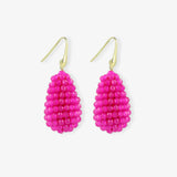 Cone S Fuchsia Milk Earrings - Ohrhänger - 18kt vergoldet