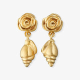 Konkylie Mallo Rose Earrings - Ohrhänger - 24kt vergoldet