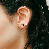 Naked Bow Fairy Earring - Ohrhänger - 18k vergoldet