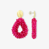 Drop S Marquis Fuchsia Milk - Ohrhänger - 18kt vergoldet