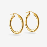 Liv – Creoles – 18kt Gold-plated