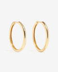 Lillian Medium - Hoop Earrings - 18ct Gold–Plated