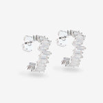 Baguette Hoops Mini – Creoles – Silver