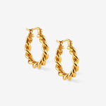 Calypso Small – Hoop Earrings – 18kt Gold-Plated