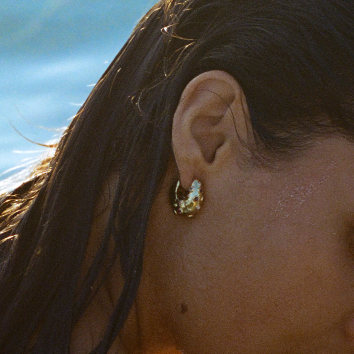 Crystal Bay – Earrings – 18ct Gold–Plated