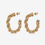 Bonnie - Hoop Earrings - 24ct Gold-Plated