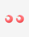Moon Earring Flamingo – Hoop Earrings – Gold-Plated