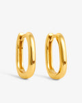 Chloe Slim – Hoop Earrings – 18ct Gold–Plated