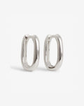 Chloe Slim Mini – Hoop Earrings – Silver