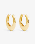 Maxi Pebbles Hoops – Hoop Earrings – 18ct Gold-Plated