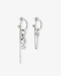 Abel Crystal – Earrings – Palladium-Plated