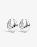 Soft Bold Hoops - Creolen - versilbert