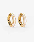 Maxi Disco Hoops - Hoop Earrings - 18ct Gold-Plated