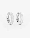 Maxi Disco Hoops - Hoop Earrings -  Silver-Plated