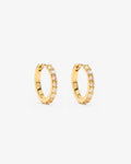 Tennis Honey Tones - Creolen - 18kt vergoldet