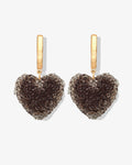 Jelly Heart Chocolate - Creolen - 18kt vergoldet