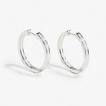 Kylee Hoops Maxi  – Ohrringe – Silber