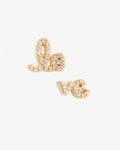 Love – Stud Earring – 18kt Gold-Plated