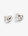 Tiny Edges Studs – Stud Earrings – Silver-Plated