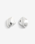 Tiny Edges Studs – Stud Earrings – Silver-Plated