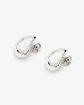 Puffy Elia Moon Mini – Stud Earrings – Silver