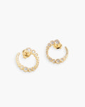 Odette Spiral – Stud Earrings – 18ct Gold-Plated