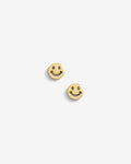 Smiley Studs – Ohrstecker – 18kt vergoldet