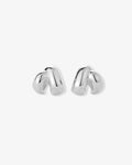 Beatrix Earrings - Ohrstecker - versilbert